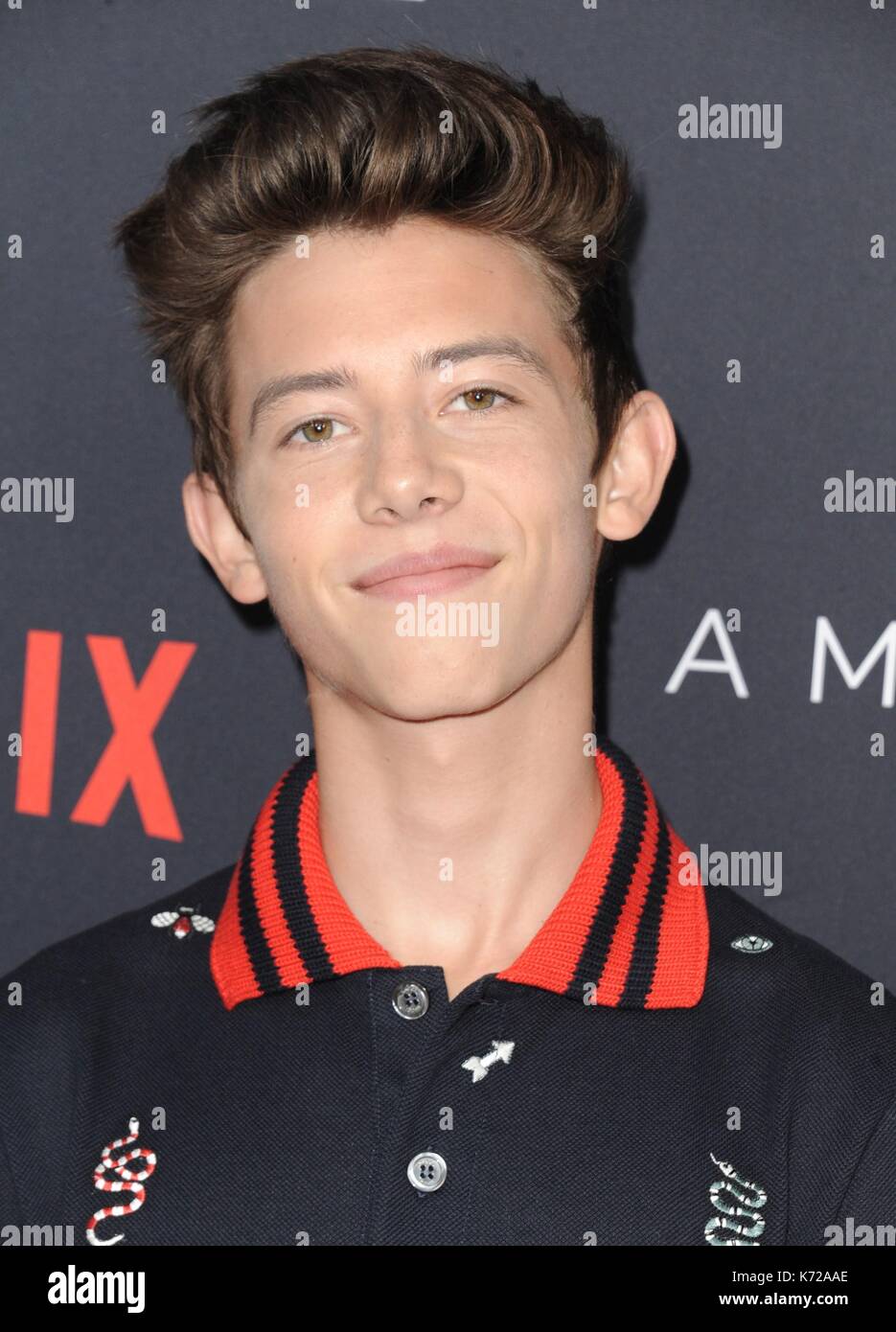 Los Angeles, California, USA. 14th Sep, 2017. Griffin Gluck at arrivals ...