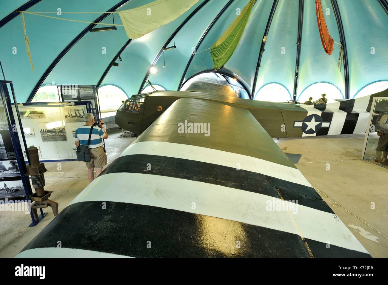 France, Manche, Sainte Mere Eglise, Utah Beach, Airborne Museum