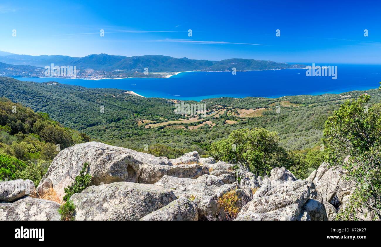 France, Corse-du Sud (2A), Rocca region, Mare e Monti Sud hiking trail ...