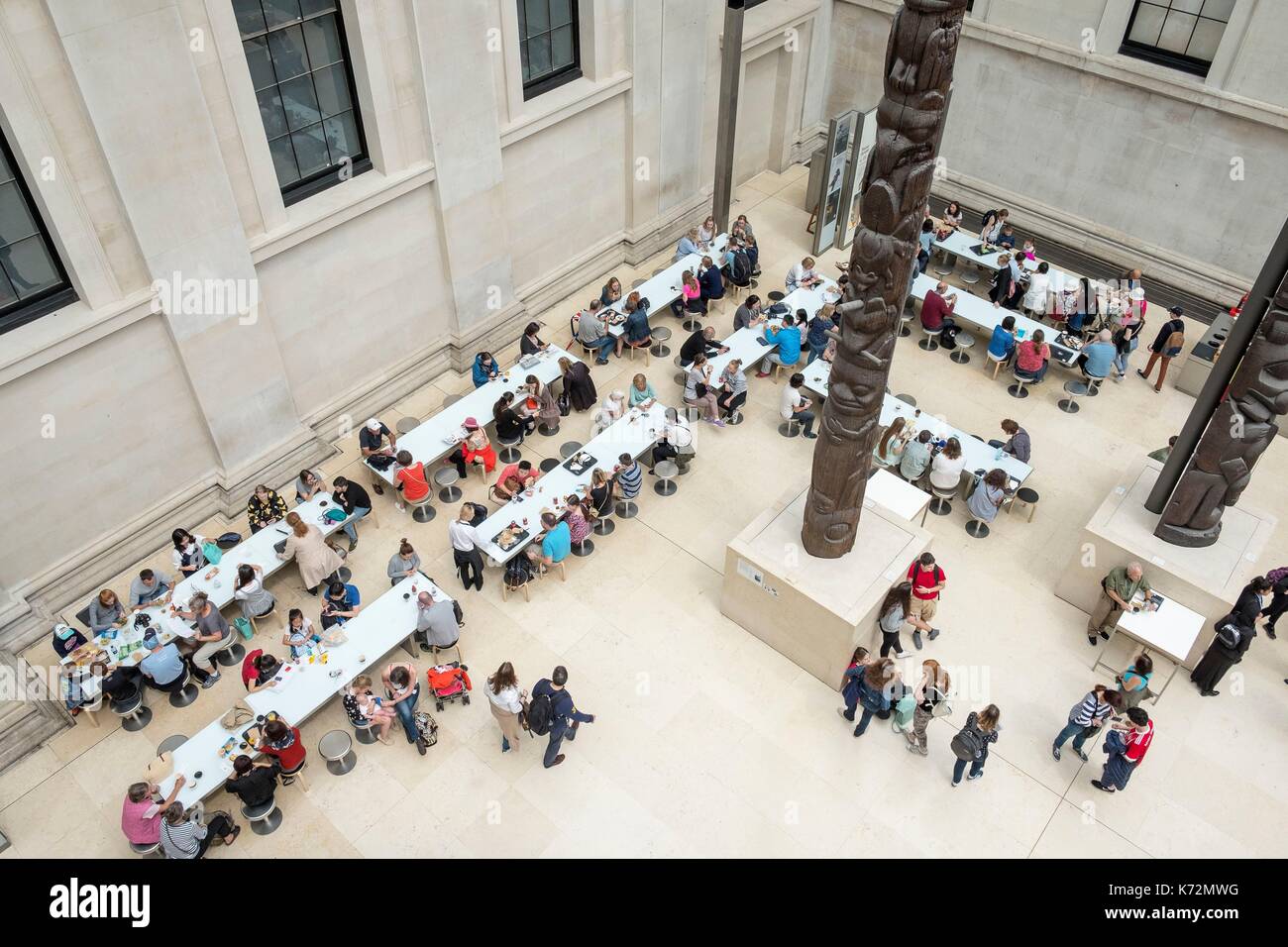 United Kingdom, London, Bloomsbury area, British Museum, cafeteria