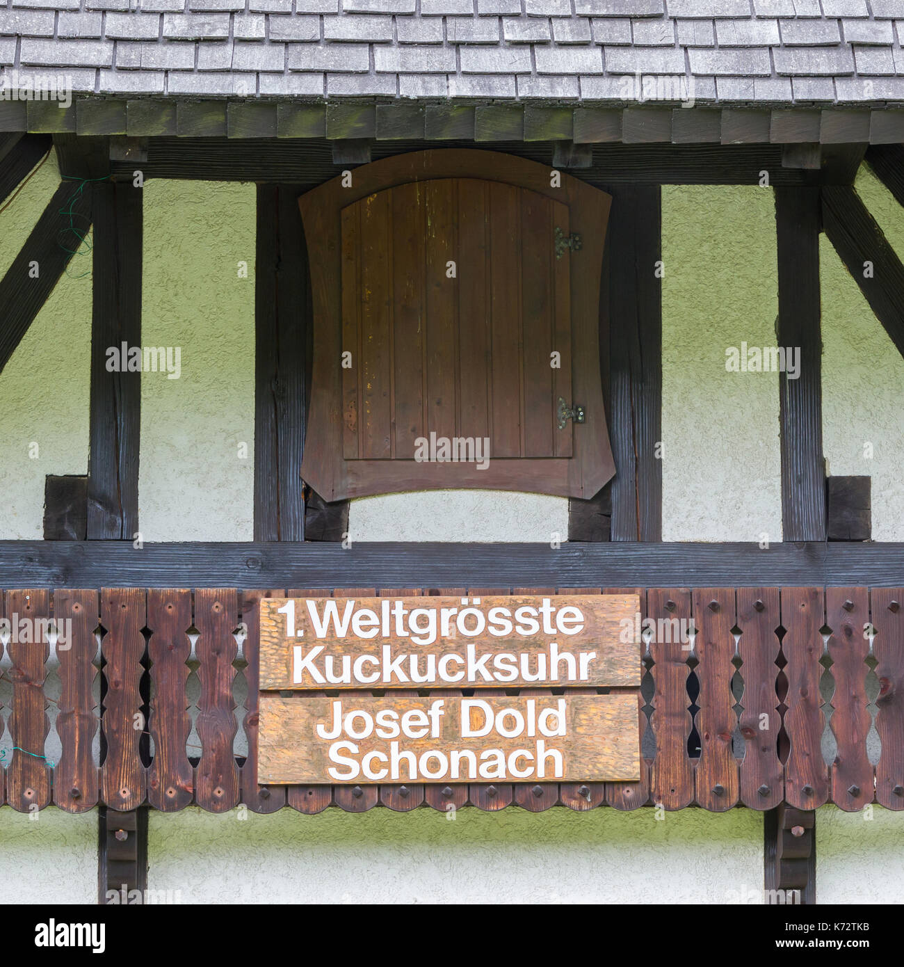 TRIBERG, GERMANY AUGUST 21 2017 Biggest Cuckoo Clock in the World at