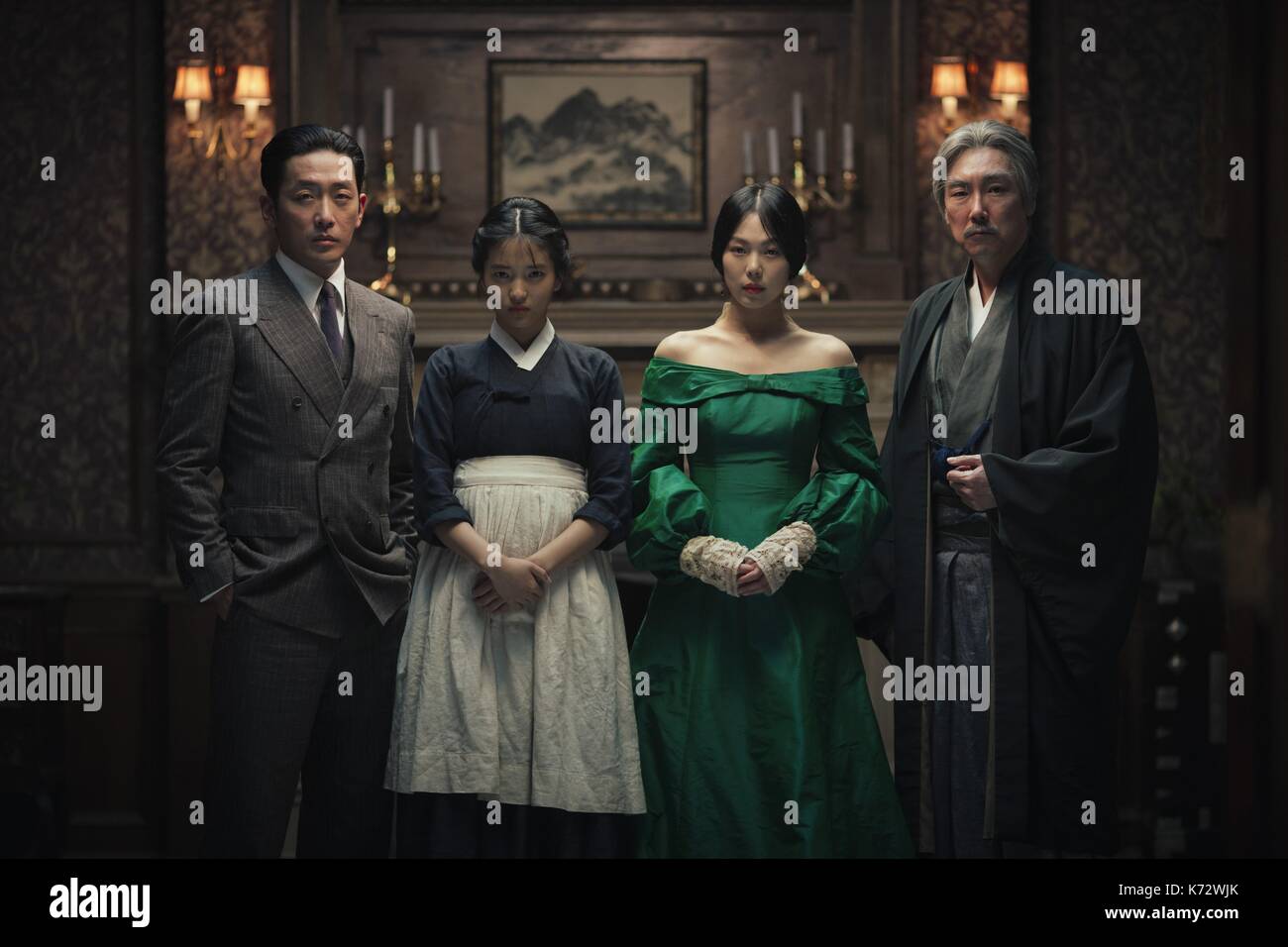 The Handmaiden  Ah-ga-ssi  Year : 2016 South Korea  Director : Chan-wook Park  Jung-woo Ha, Kim Tae-ri, Min-hee Kim, Jin-woong Jo     Photo: Jae-Hyeok Lee.  It is forbidden to reproduce the photograph out of context of the promotion of the film. It must be credited to the Film Company and/or the photographer assigned by or authorized by/allowed on the set by the Film Company. Restricted to Editorial Use. Photo12 does not grant publicity rights of the persons represented. Stock Photo