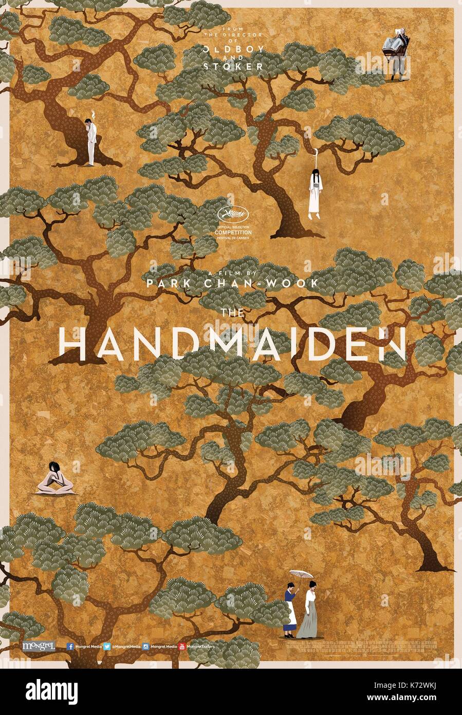 The Handmaiden Ah Ga Ssi Year 16 South Korea Director Chan Wook Park Movie Poster Usa It Is Forbidden To Reproduce The Photograph Out Of Context Of The Promotion Of The Film