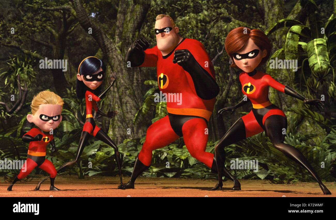 The Incredibles  Year 2004 USA  Director : Brad Bird  Animation    .  It is forbidden to reproduce the photograph out of context of the promotion of the film. It must be credited to the Film Company and/or the photographer assigned by or authorized by/allowed on the set by the Film Company. Restricted to Editorial Use. Photo12 does not grant publicity rights of the persons represented. Stock Photo