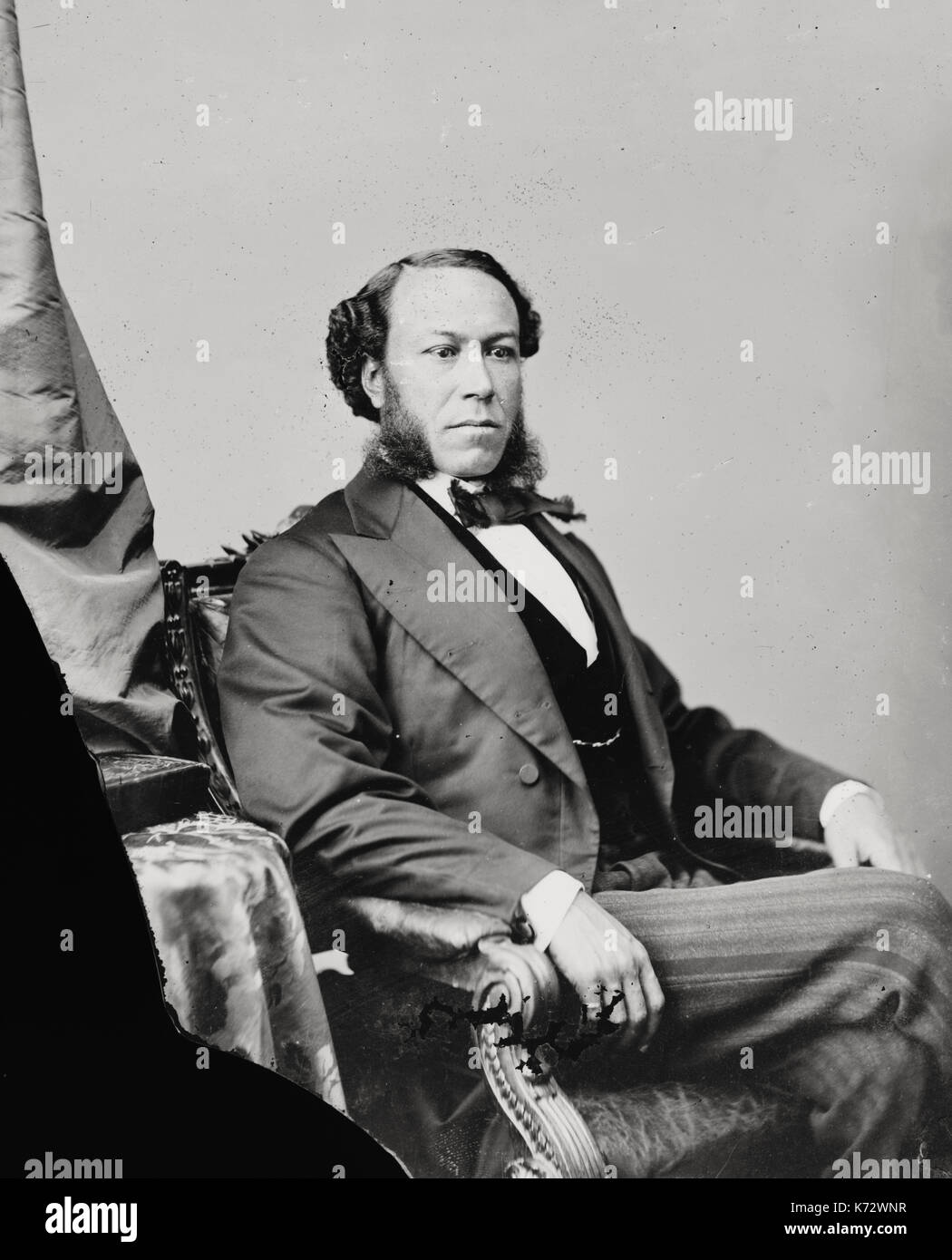 Joseph H. Rainey, African American Representative from South Carolina, circa 1875 Stock Photo