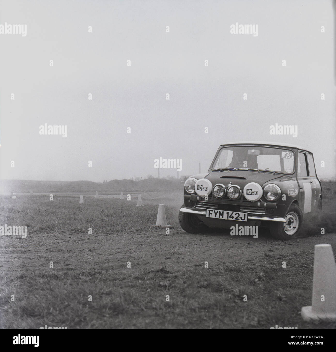 70s Racing Mini 1970s mini car hi-res stock photography and images - Alamy