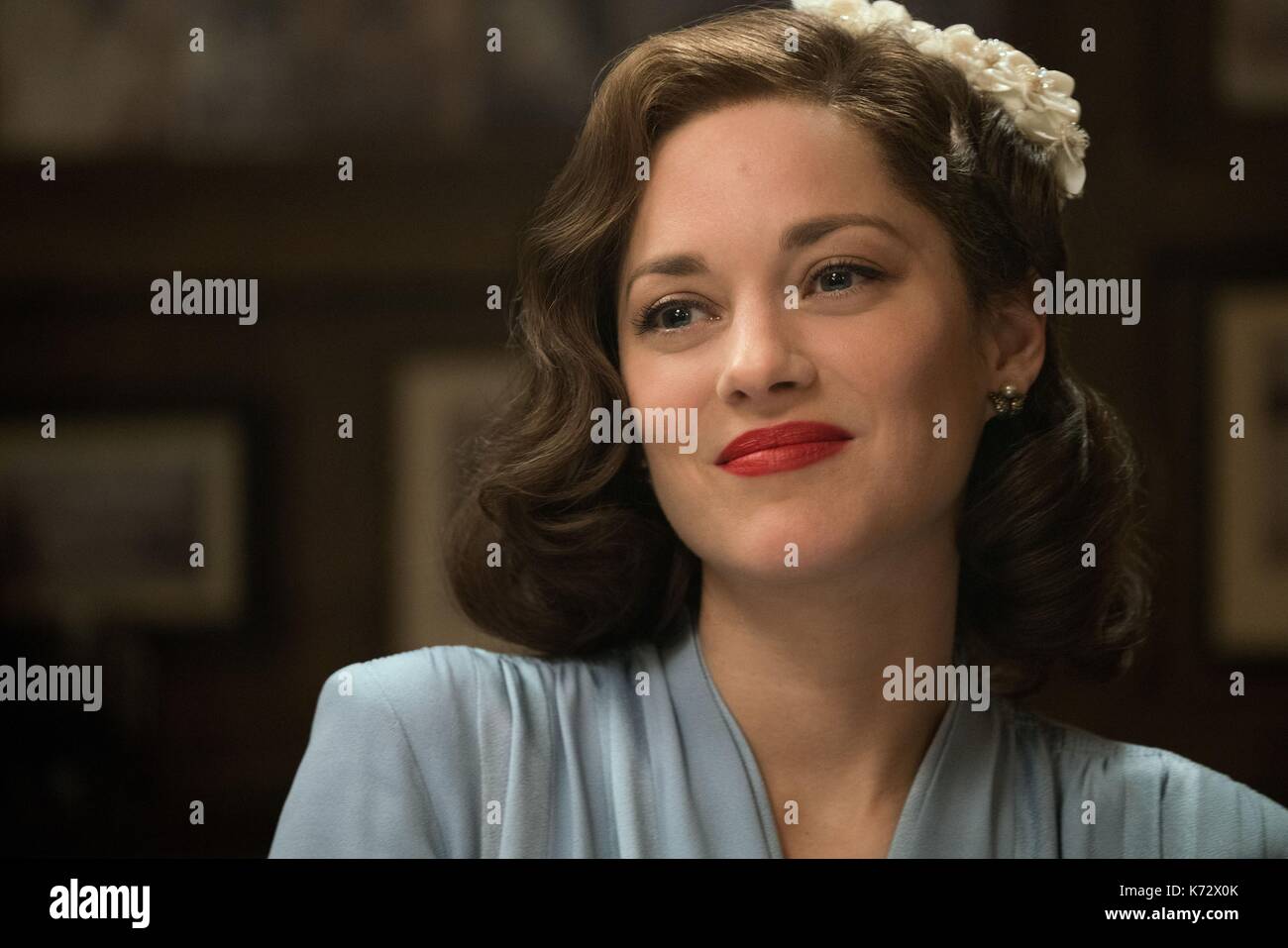 Allied  Year : 2016 USA  Director : Robert Zemeckis  Marion Cottillard     Photo: Daniel Smith.  It is forbidden to reproduce the photograph out of context of the promotion of the film. It must be credited to the Film Company and/or the photographer assigned by or authorized by/allowed on the set by the Film Company. Restricted to Editorial Use. Photo12 does not grant publicity rights of the persons represented. Stock Photo