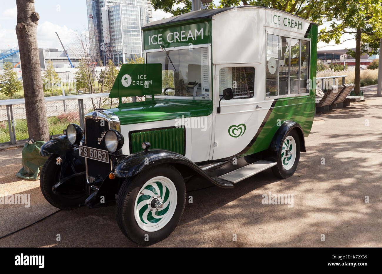 A 1947 Bedford BYC, converted into an Ice-cream Van, in the