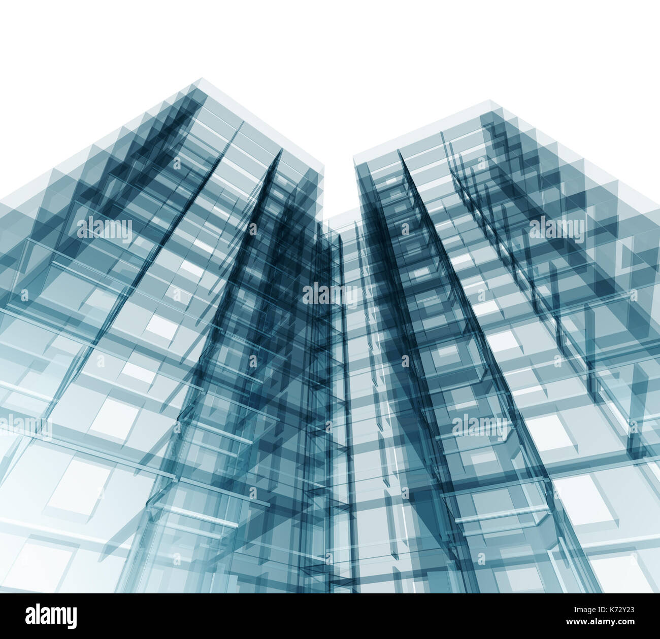Construction architecture 3d rendering concept Stock Photo - Alamy