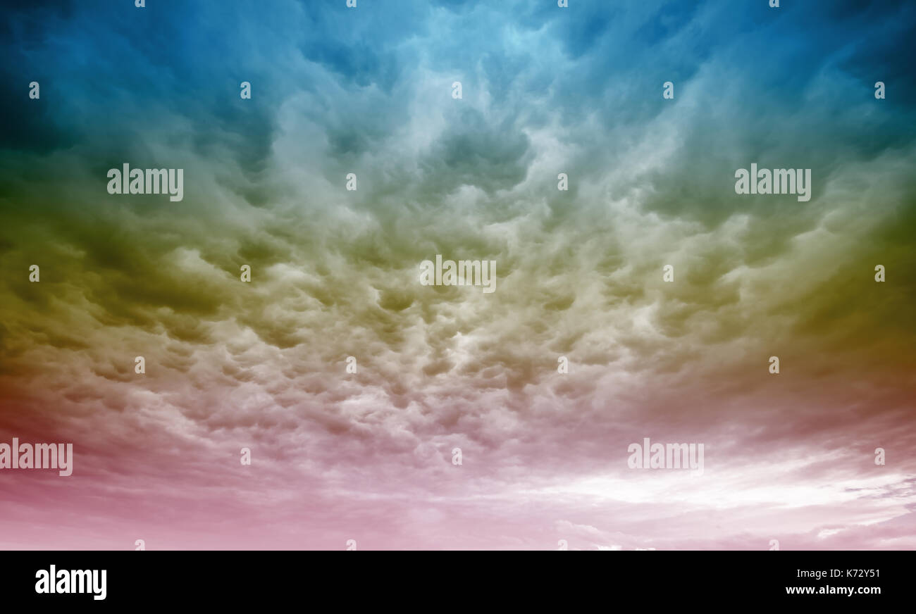 Dramatic rainy sky and dark clouds Stock Photo - Alamy