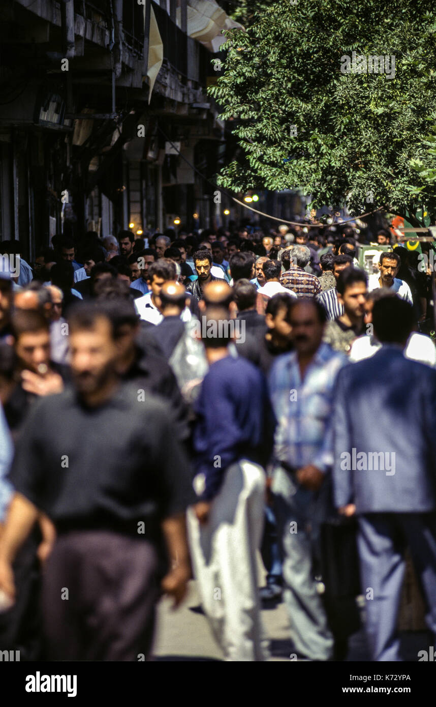 Street scenes in the Iranian capital Tehran Stock Photo