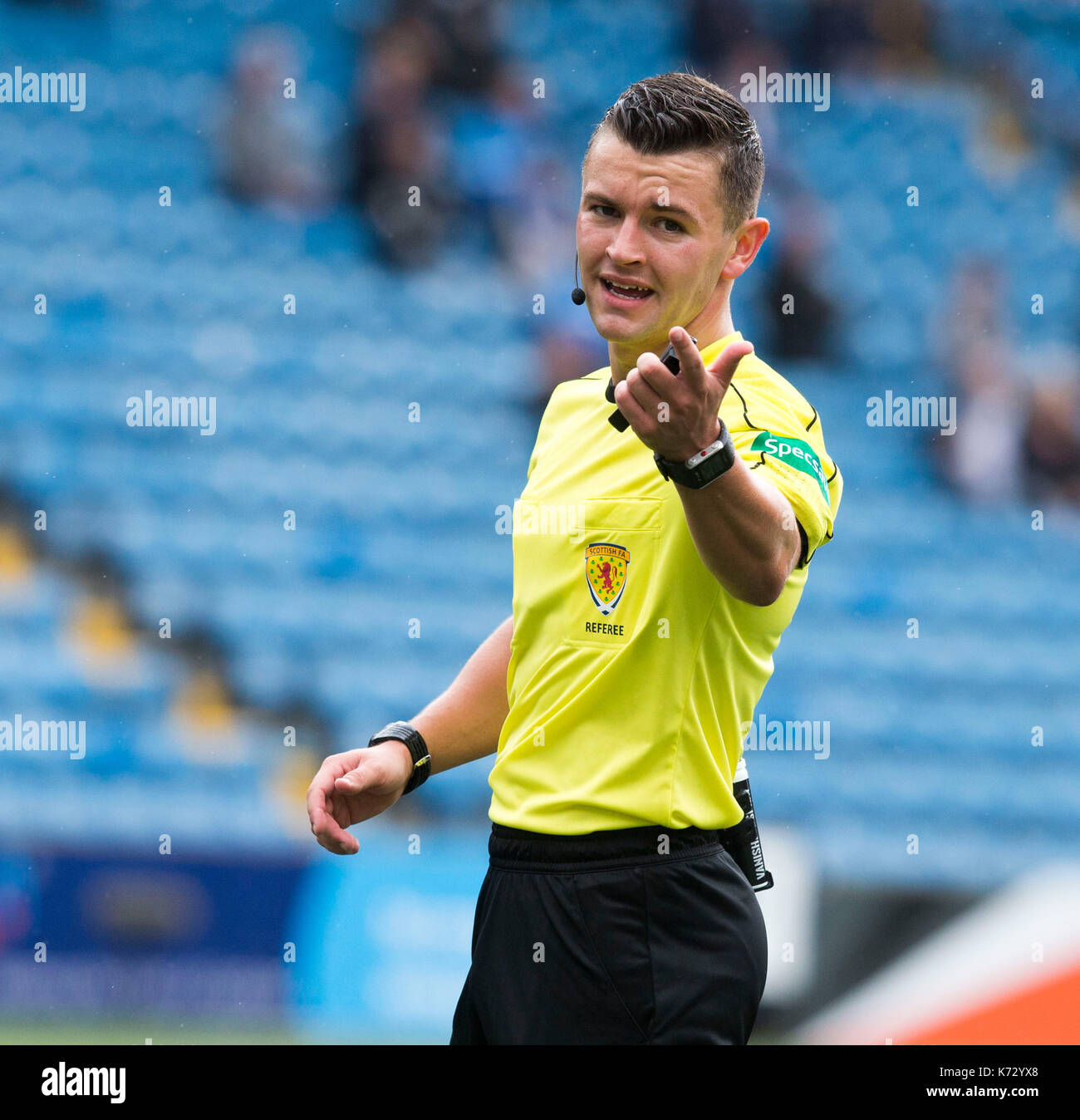 Referee Nick Walsh Stock Photo Alamy