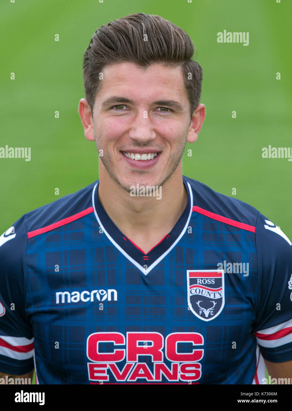 Ross County's Chris Routis Stock Photo - Alamy