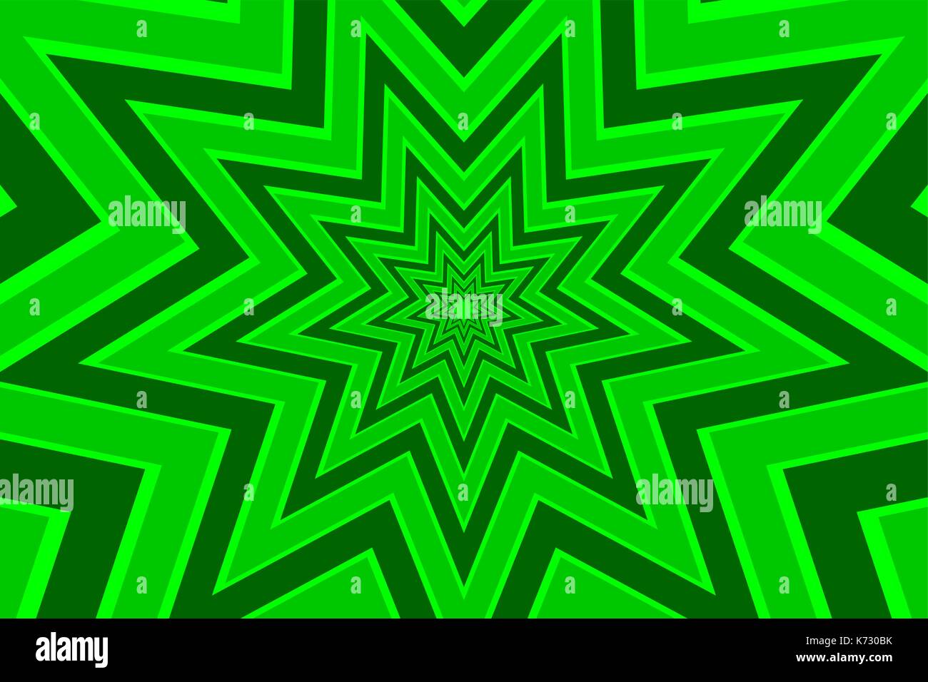 nine pointed star green abstract vector pattern Stock Vector Image ...