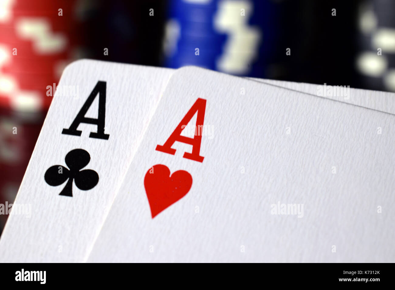 Pair Of Aces Poker Hand Close Up Stacks Of Poker Chips On Background Stock Photo Alamy Pair Of Aces Poker Hand Close Up Stacks Of Poker Chips On Background Stock Photo Alamy