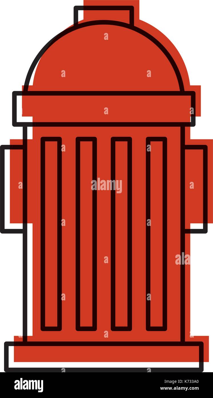 fire hydrant on the street emergency equipment Stock Vector Image & Art ...