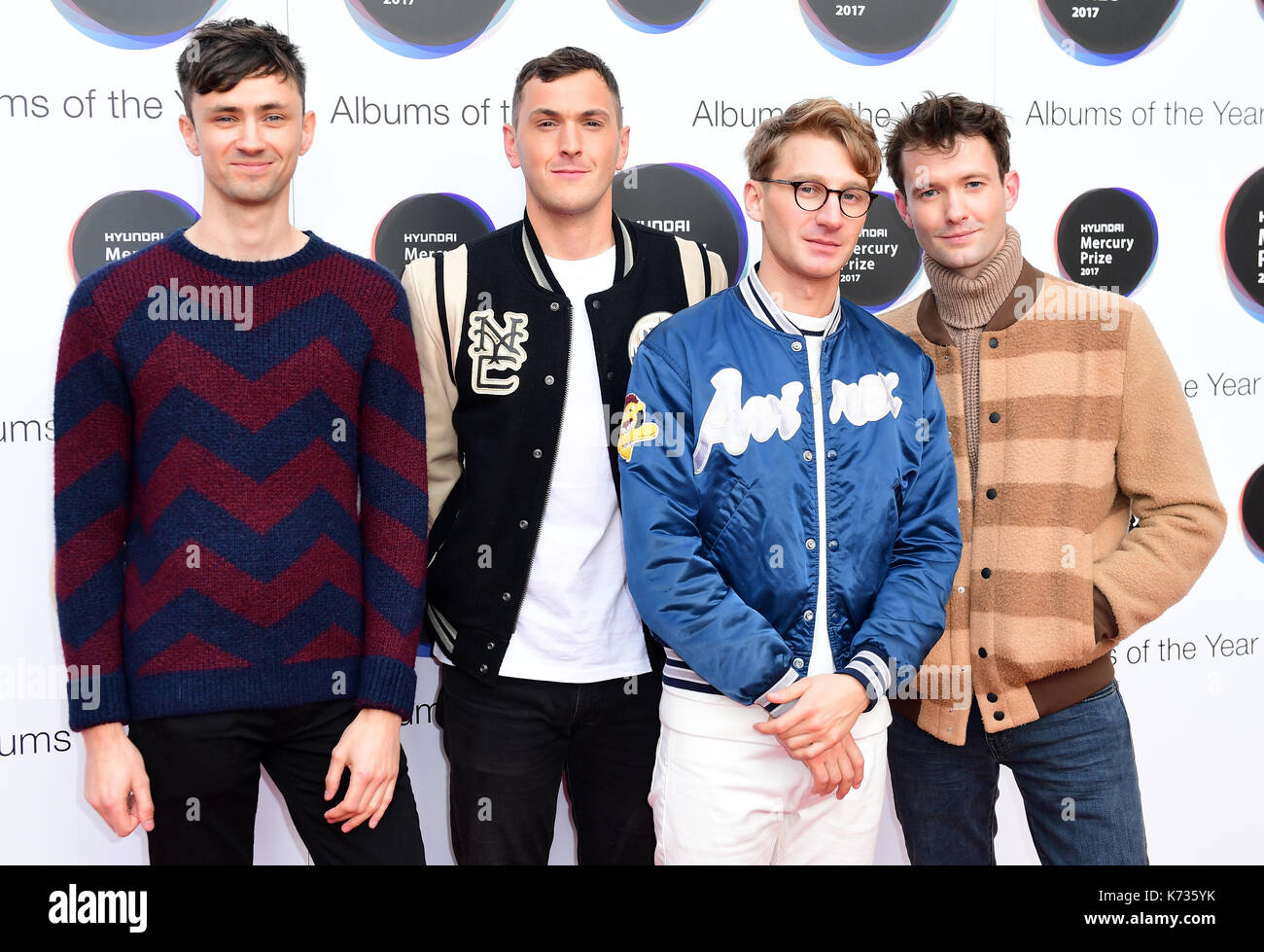 Edmund Irwin-Singer, Joe Seaward, Dave Bayley and Drew MacFarlane of