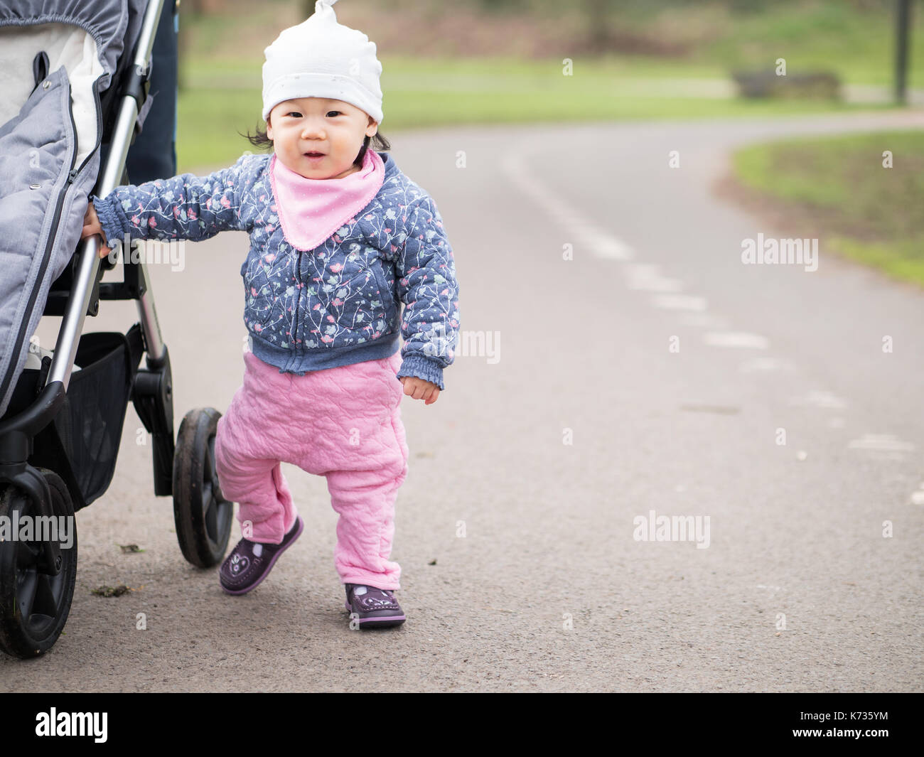 first time baby walking