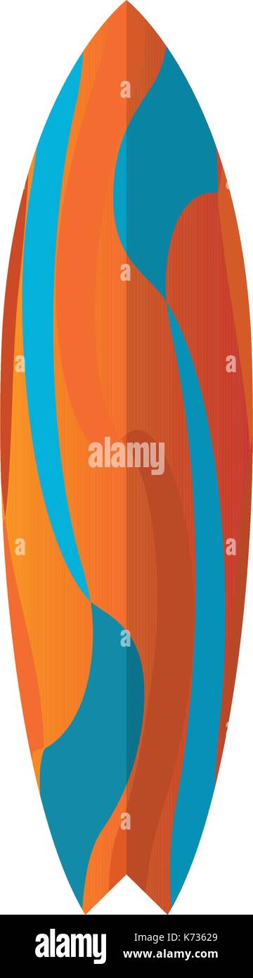 Isolated surfboard illustration Stock Vector Image & Art - Alamy