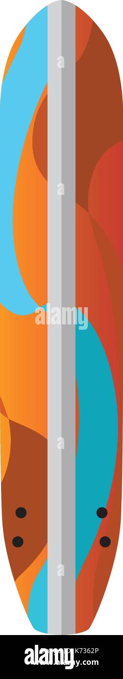 Isolated surfboard illustration Stock Vector Image & Art - Alamy
