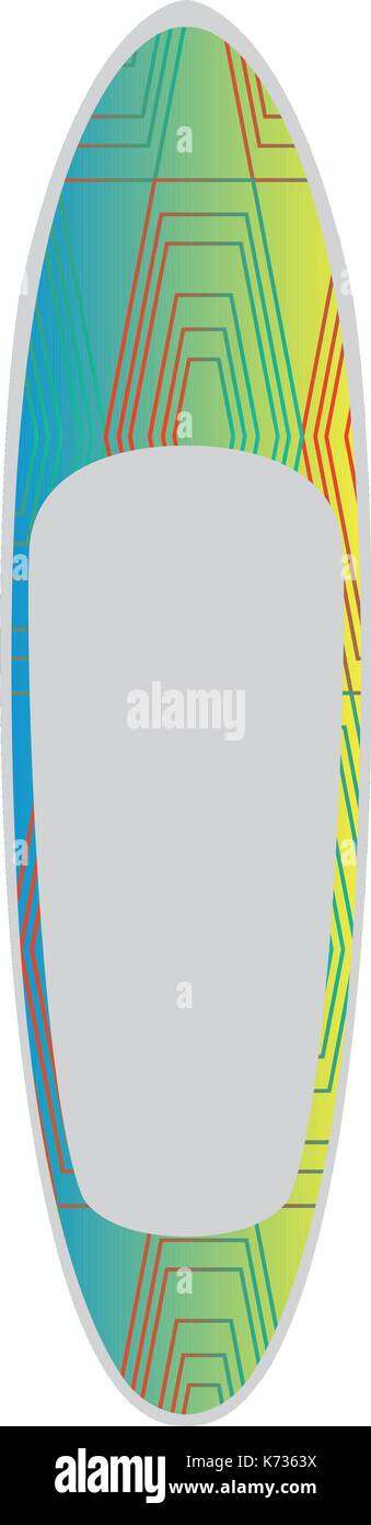 Isolated surfboard illustration Stock Vector Image & Art - Alamy
