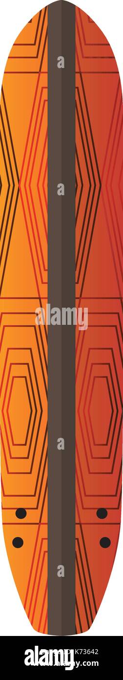 Isolated surfboard illustration Stock Vector Image & Art - Alamy