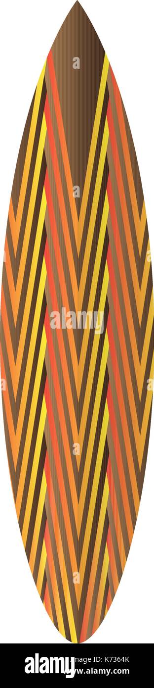 Isolated surfboard illustration Stock Vector Image & Art - Alamy