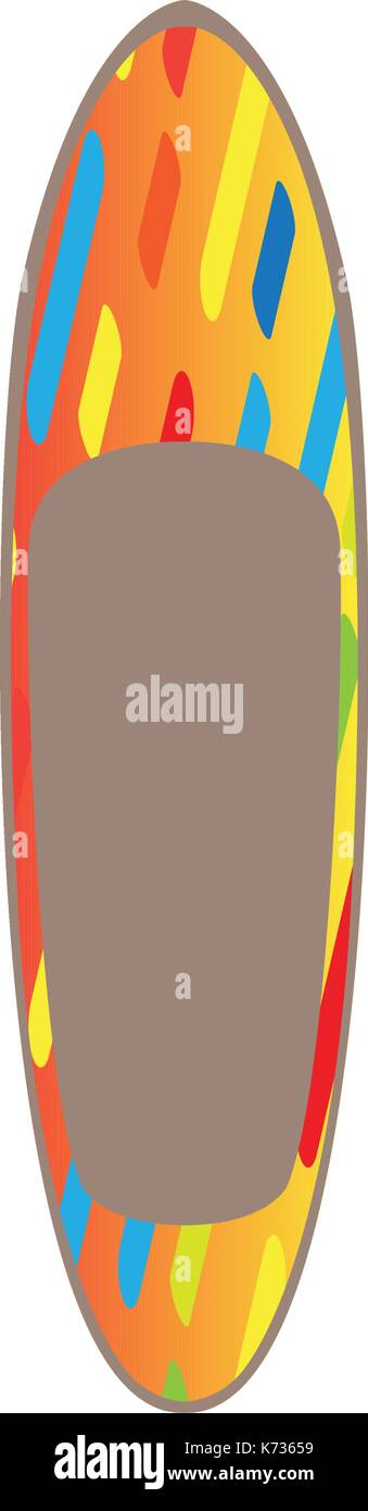 Isolated surfboard illustration Stock Vector Image & Art - Alamy