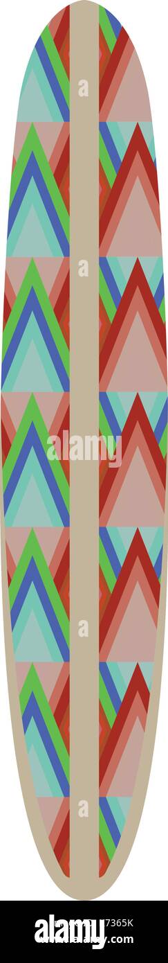 Isolated surfboard illustration Stock Vector Image & Art - Alamy