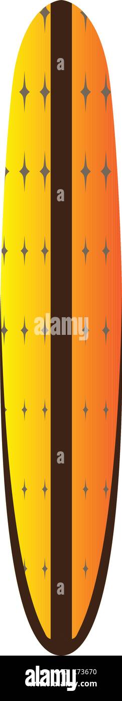 Isolated surfboard illustration Stock Vector Image & Art - Alamy