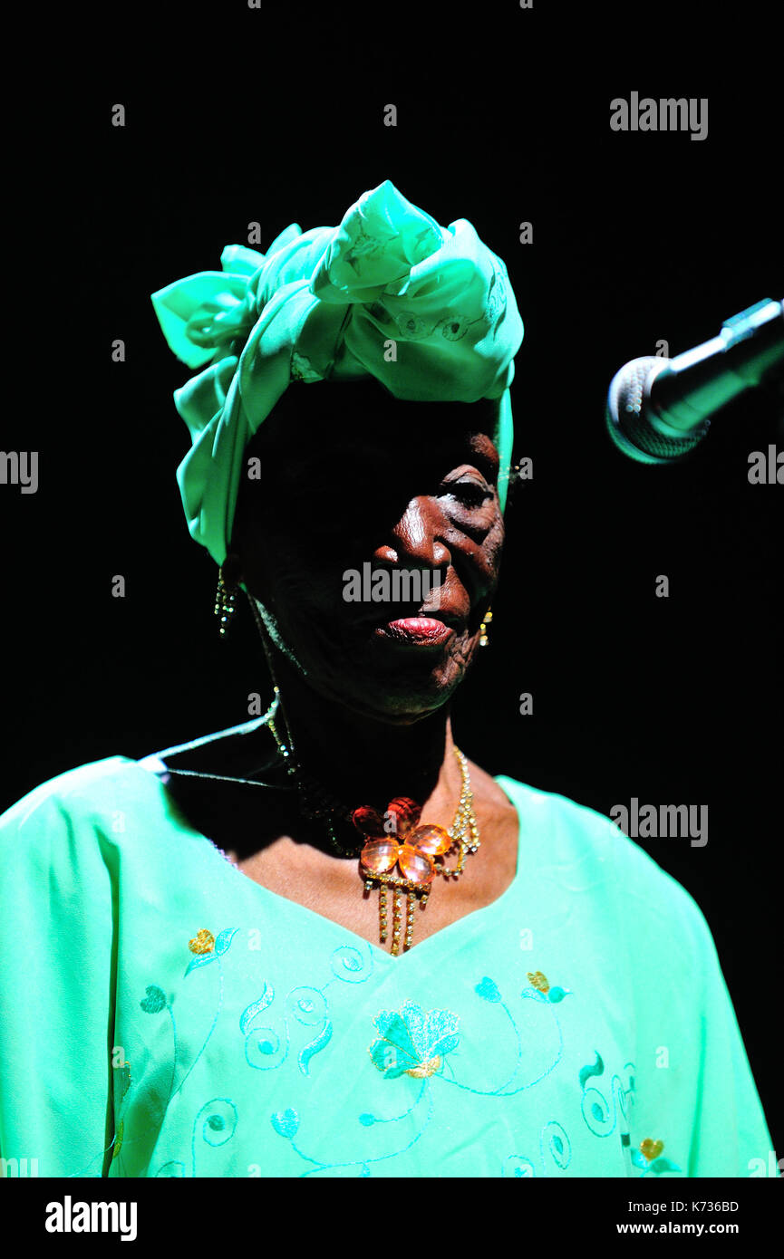 Bi Kidude, Fatuma binti Baraka (born 1910 in Zanzibar Sultanate, 17 April 2013) is a Tanzanian singer, representative of the musical genre taarab. Stock Photo