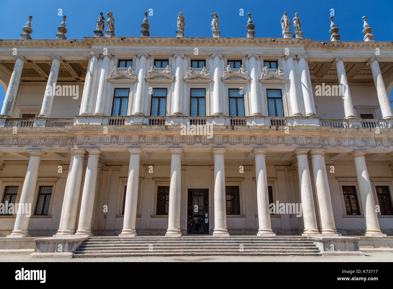 Palazzo Chiericati, palace and art museum in Vicenza, Italy Stock Photo ...
