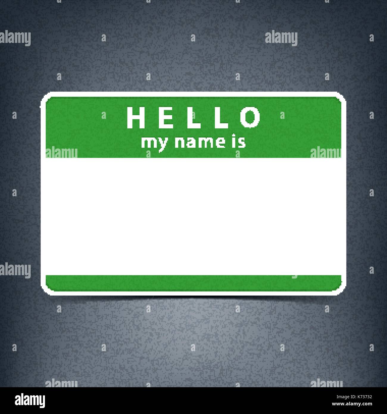 Toppa Ricamata Termoadesiva 'Ciao Mi Chiamo' – Blank Name Tag 5x7,5 Cm Per Stoffa - 4