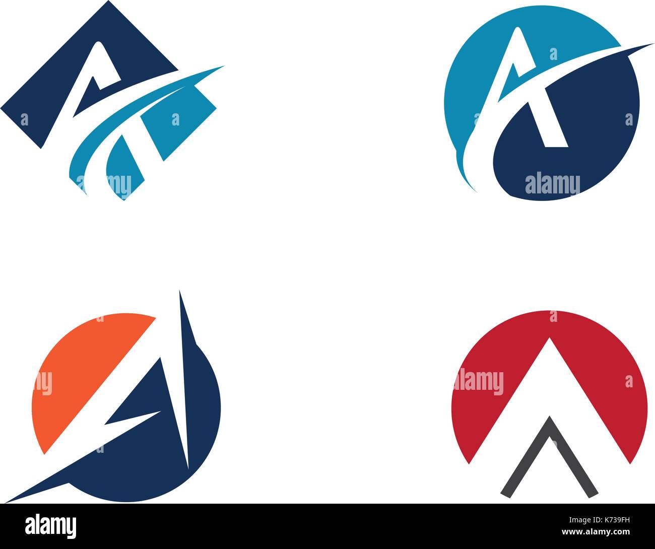 A Letter Logo Business Template Vector icon design Stock Vector Image ...