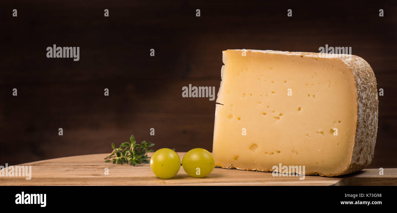 Ossau-Iraty, French cheese, Pyrenees, France Stock Photo
