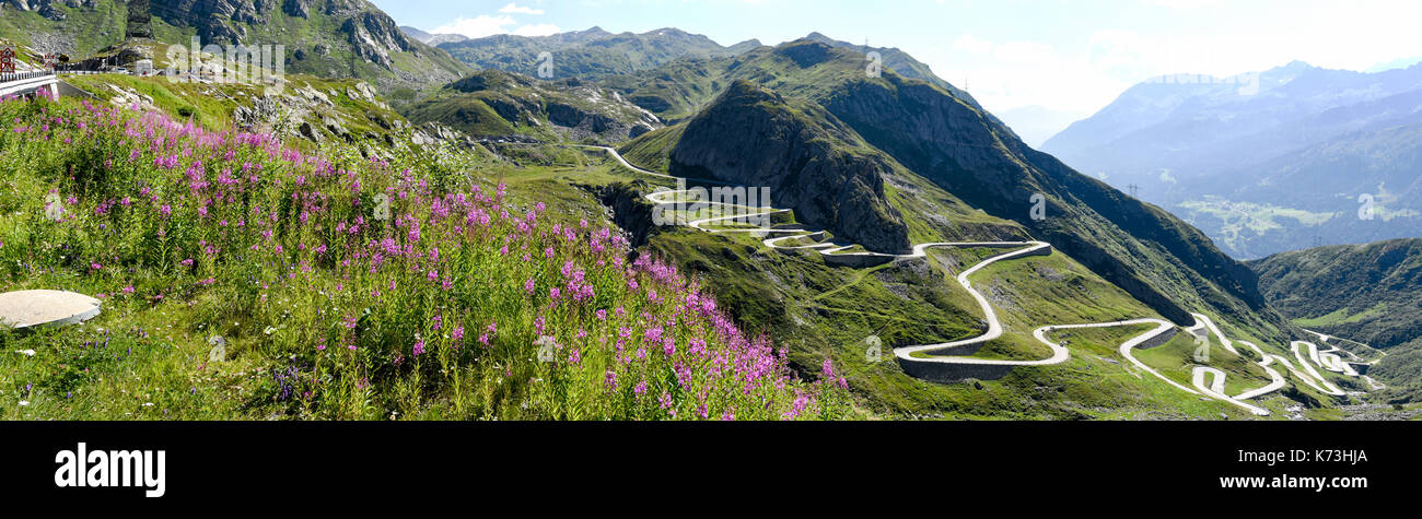 St gotthard pass schweiz hi-res stock photography and images - Alamy