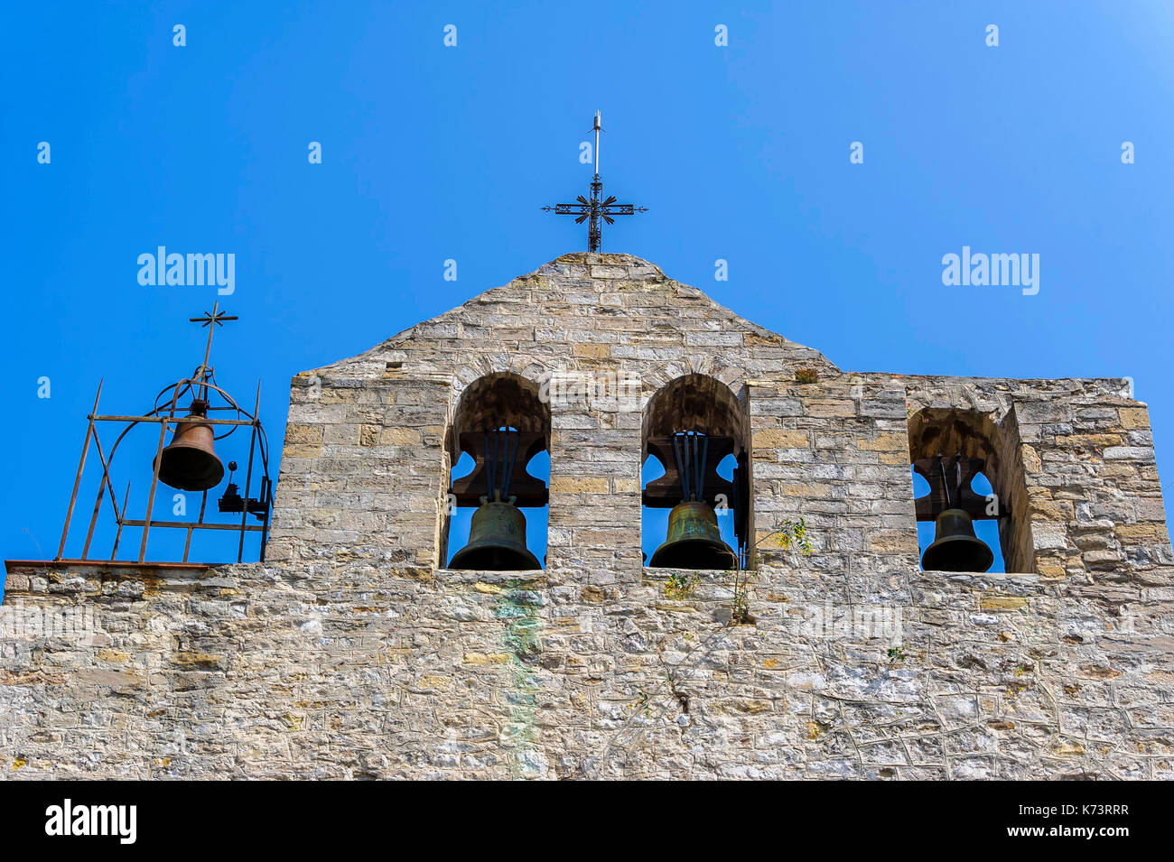 VILLAGE MEDIEVAL DU CASTELLET, VAR 83 FRANCE Stock Photo