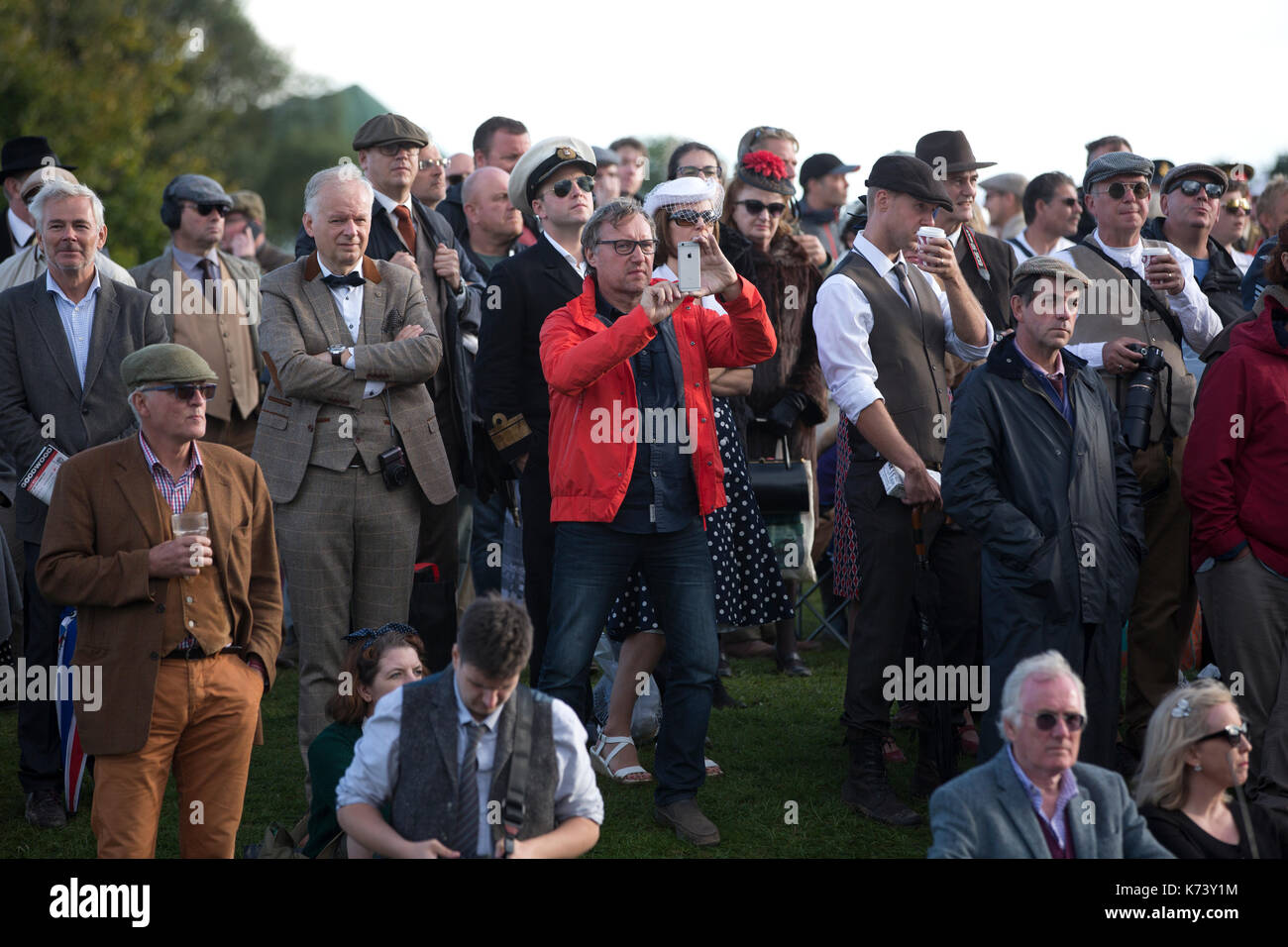 Goodwood Revival 2017 Meeting, Goodwood race track, organised by the British Automobile Racing Club, Chichester, West Sussex, England, UK Stock Photo