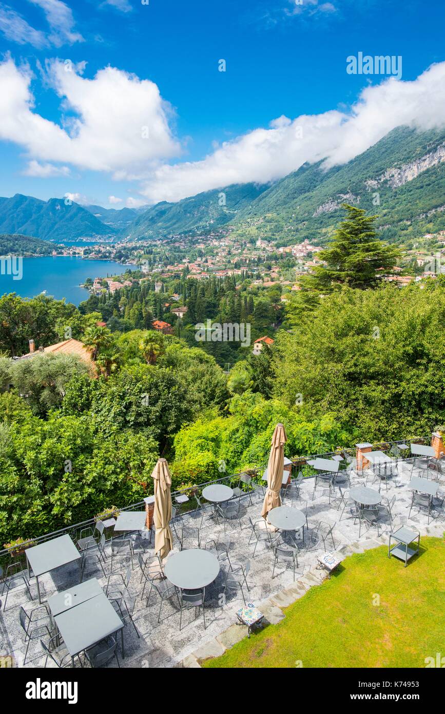 Italy Lombardia Como Province Tremezzo On The Shores Of Lake Como Stock Photo Alamy