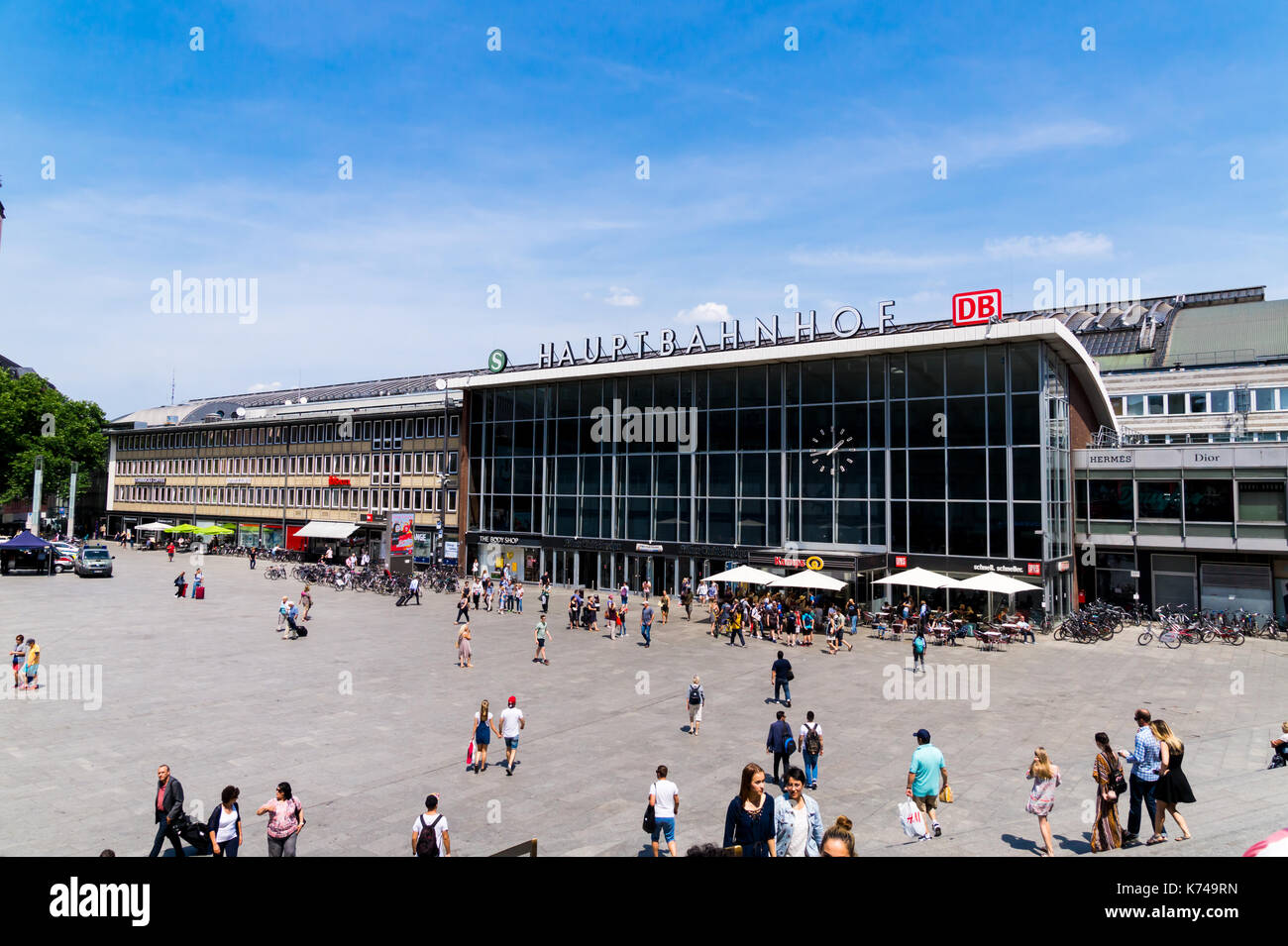 Cologne, Germany - July, 7th 2017: Cologne Main Station Stock Photo