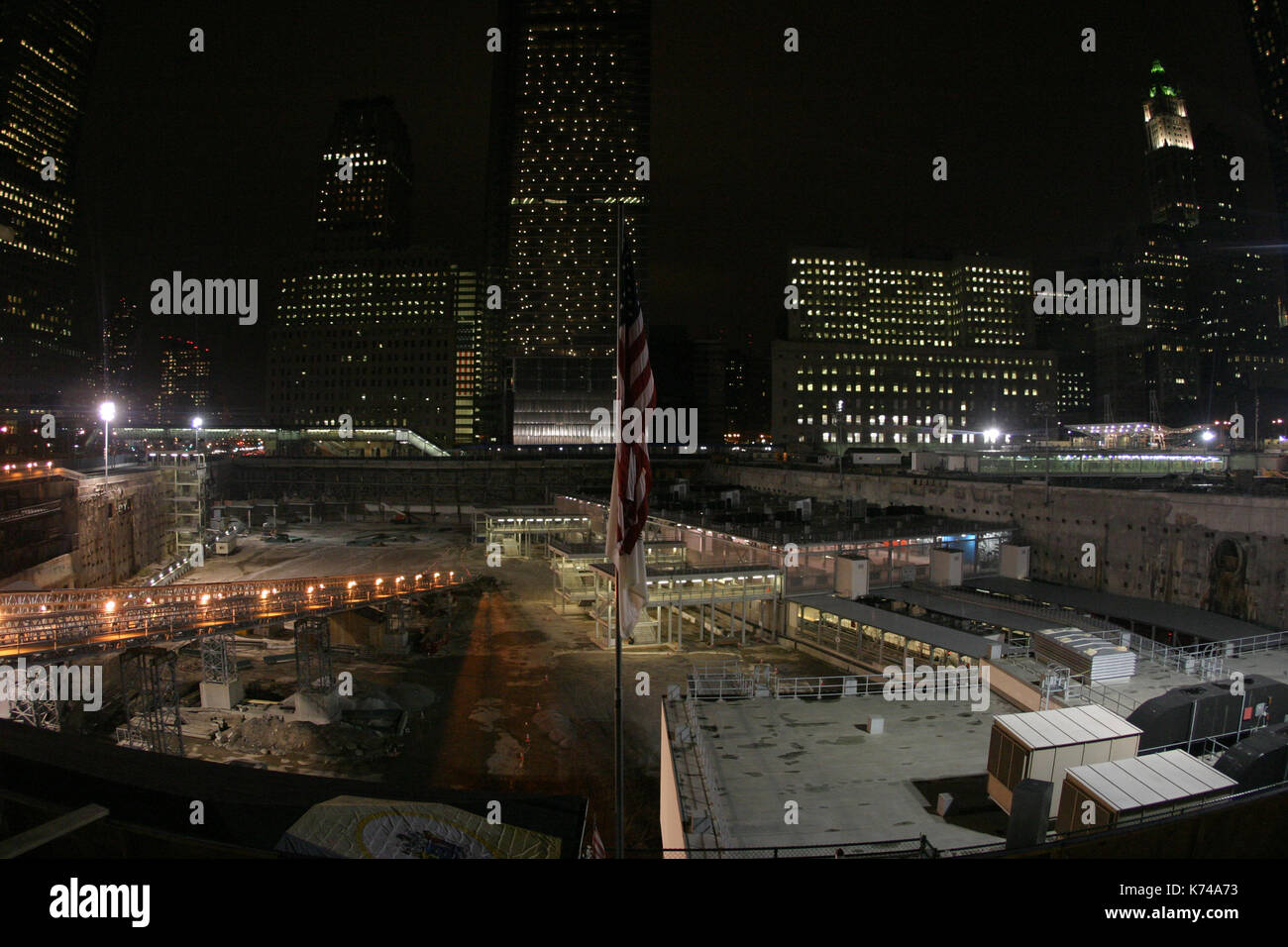 New York City Ground Zero Construction Stock Photo - Alamy