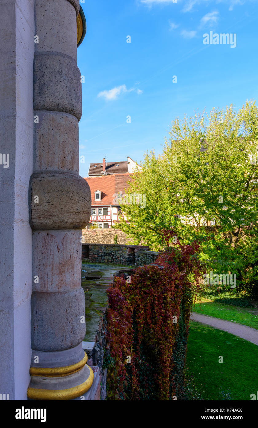 Color image of the Frankfurt Hoechst, Germany, Europe, old historical