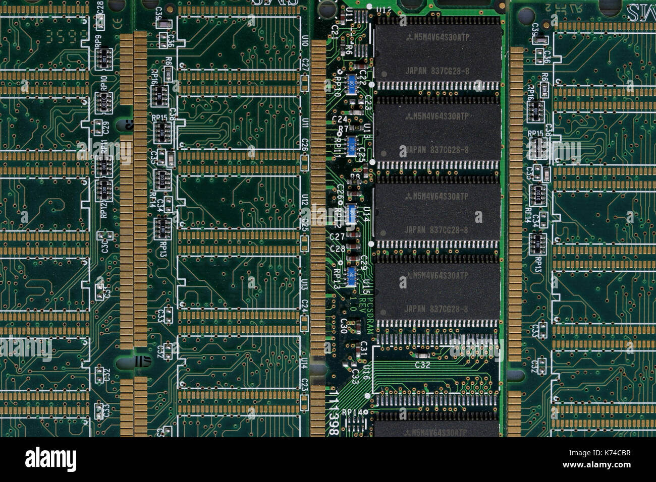 Computer Memory Card Stock Photo
