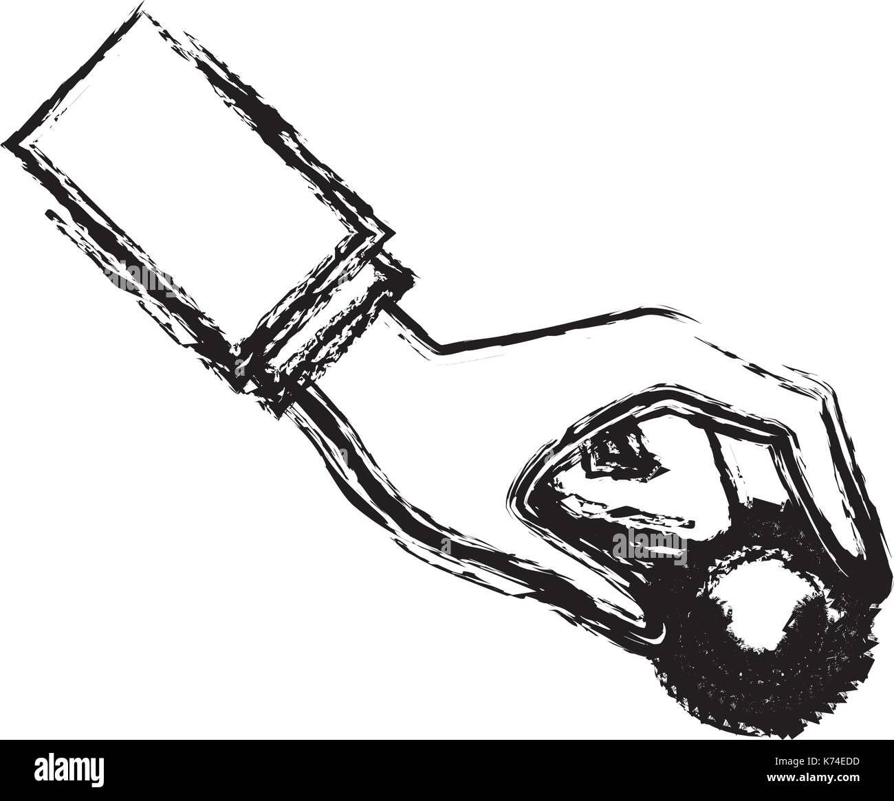 Hand with Coin money isolated Stock Vector Image & Art - Alamy