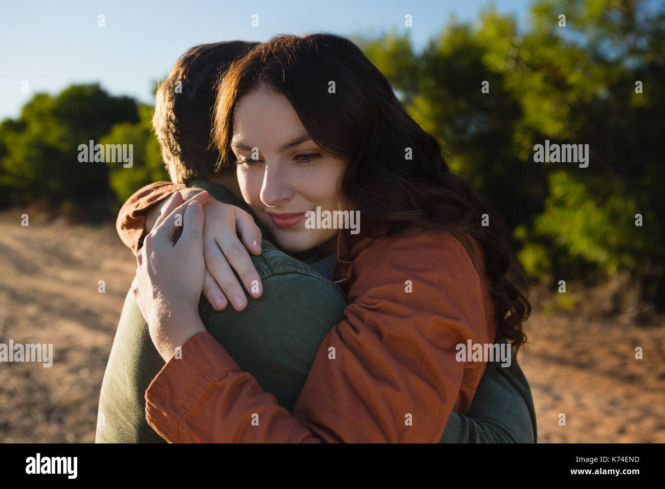 Lifestyle young couple binoculars hi-res stock photography and images ...
