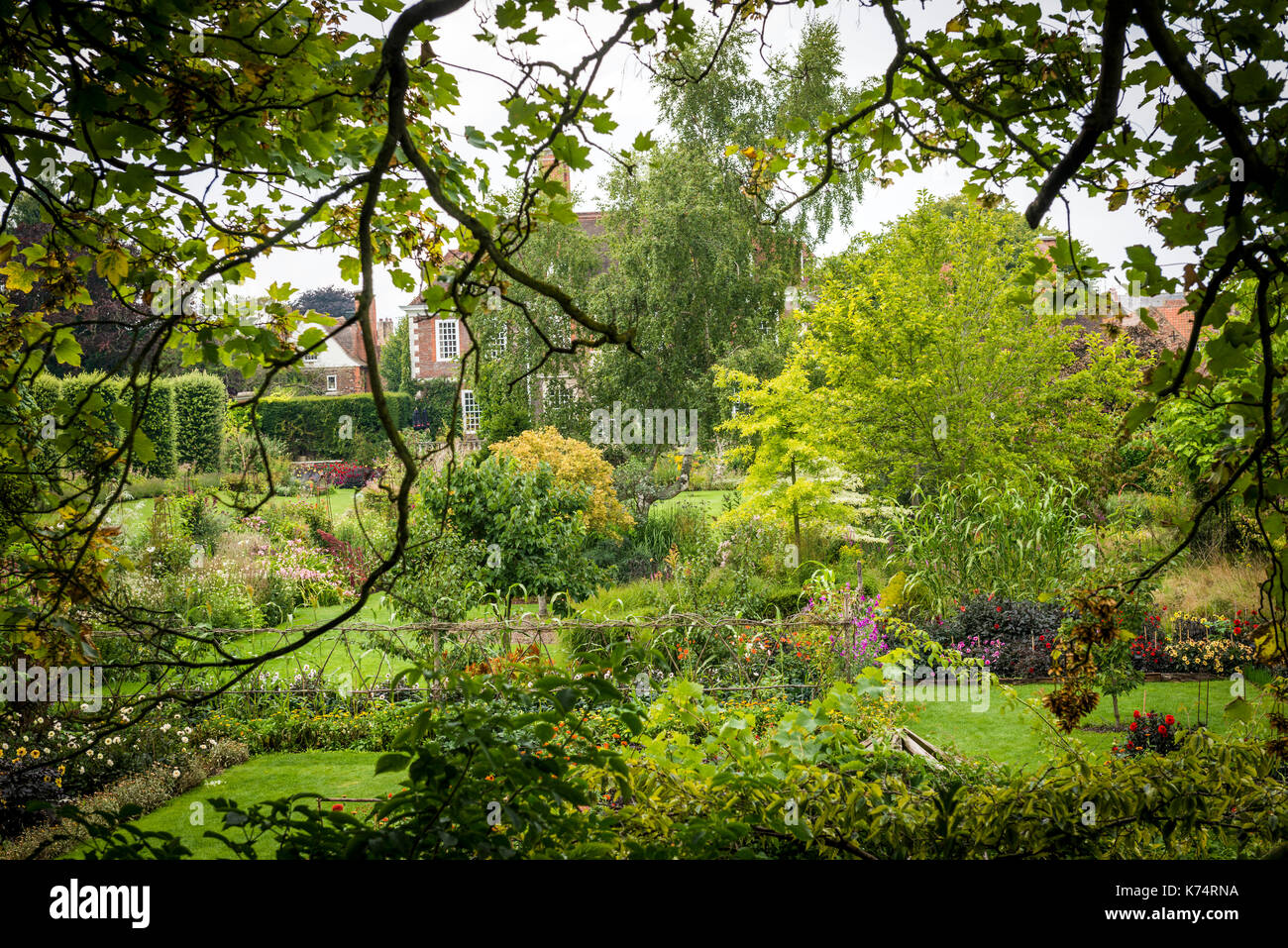 The Gardens of 'The Salutation' designed by Edwin Lutyens, Sandwich, Kent, UK Stock Photo