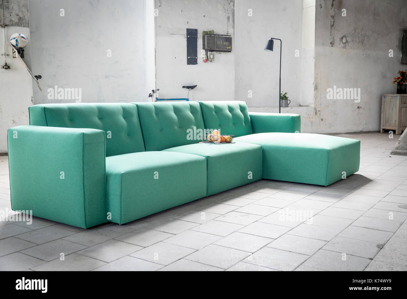 furnitures in a loft Stock Photo Alamy