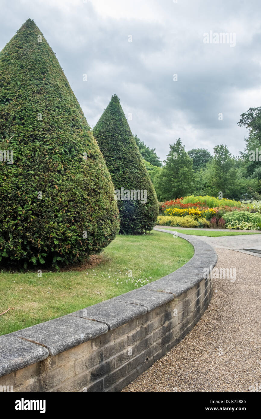 Gardens at University of Nottingham Stock Photo
