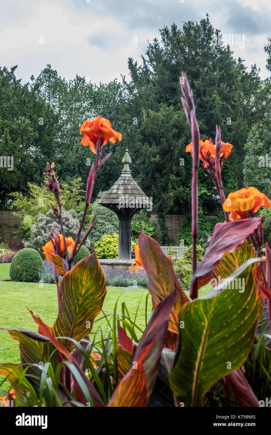 Gardens at University of Nottingham Stock Photo