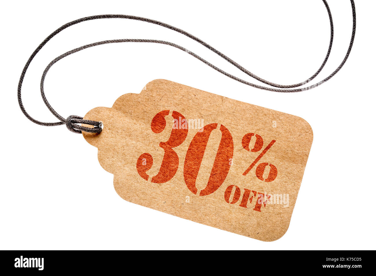 Price Tag 30 Percent Off High Resolution Stock Photography And Images Alamy